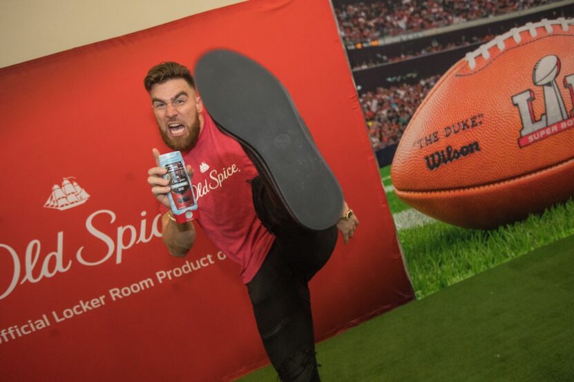 Travis Kelce old spice