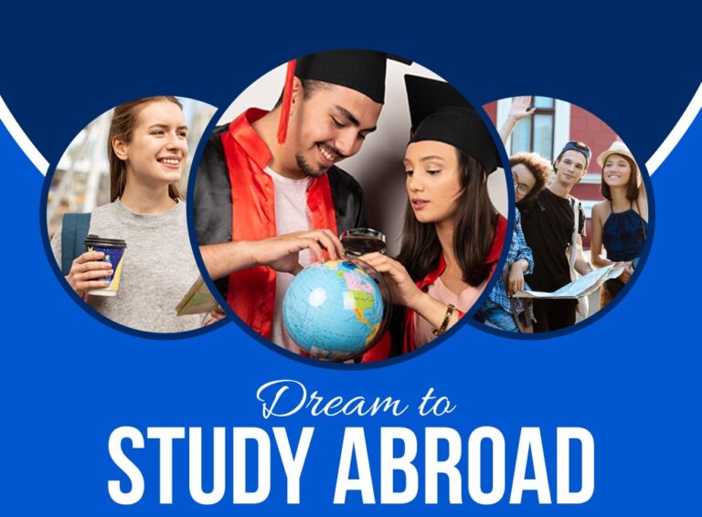 International students preparing to study abroad at university